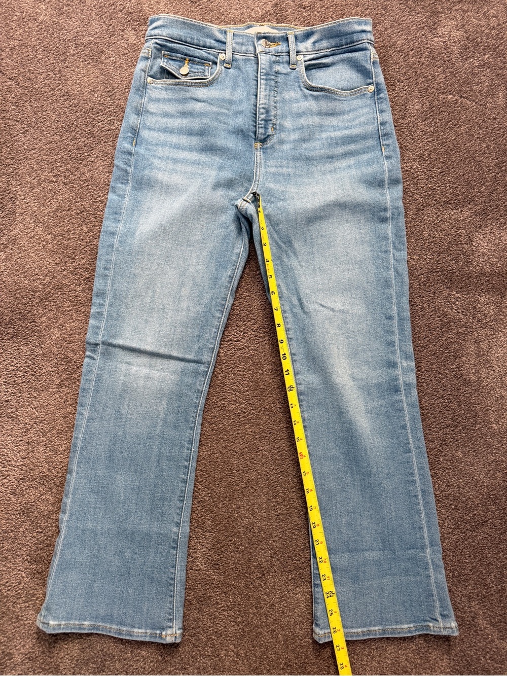 Light Blue Loft kick crop Women’s Jeans